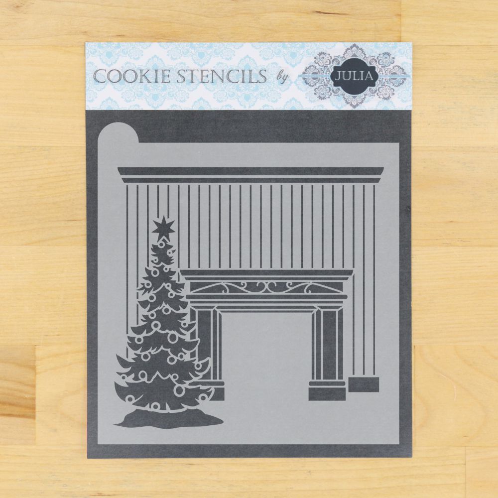 Holiday Parlor Dynamic Duos Background Cookie Stencil