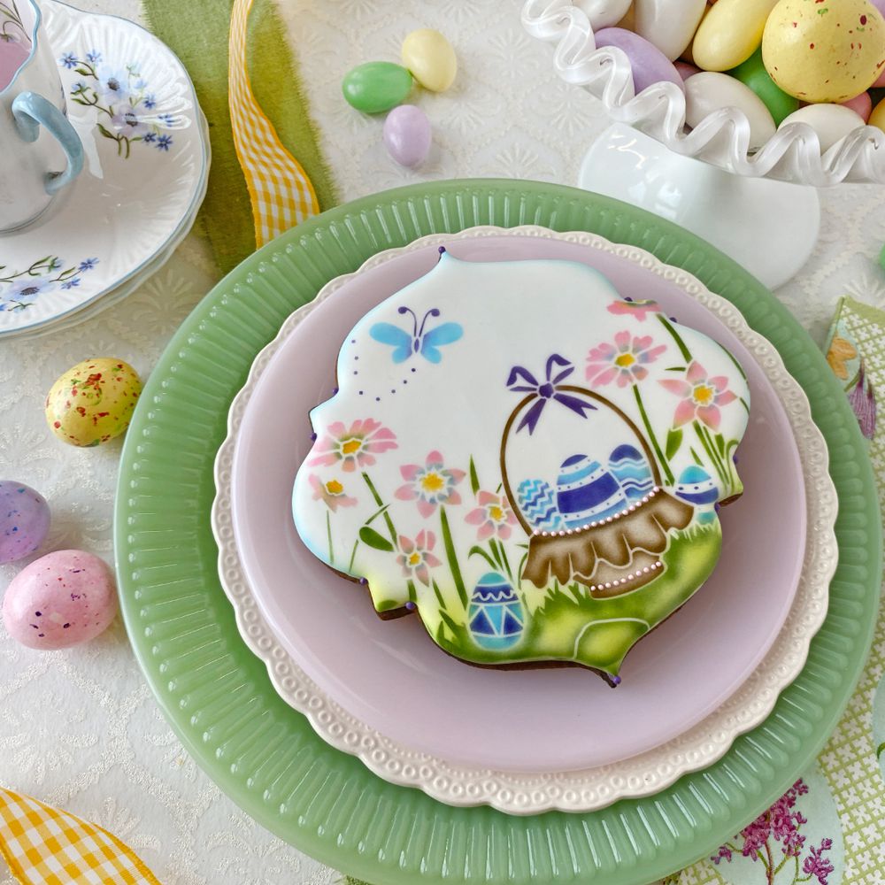 Decorated cookies for Easter by Julia Usher