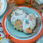 Birds and Bittersweet Fall Cookie Stencil Set From Julia Usher