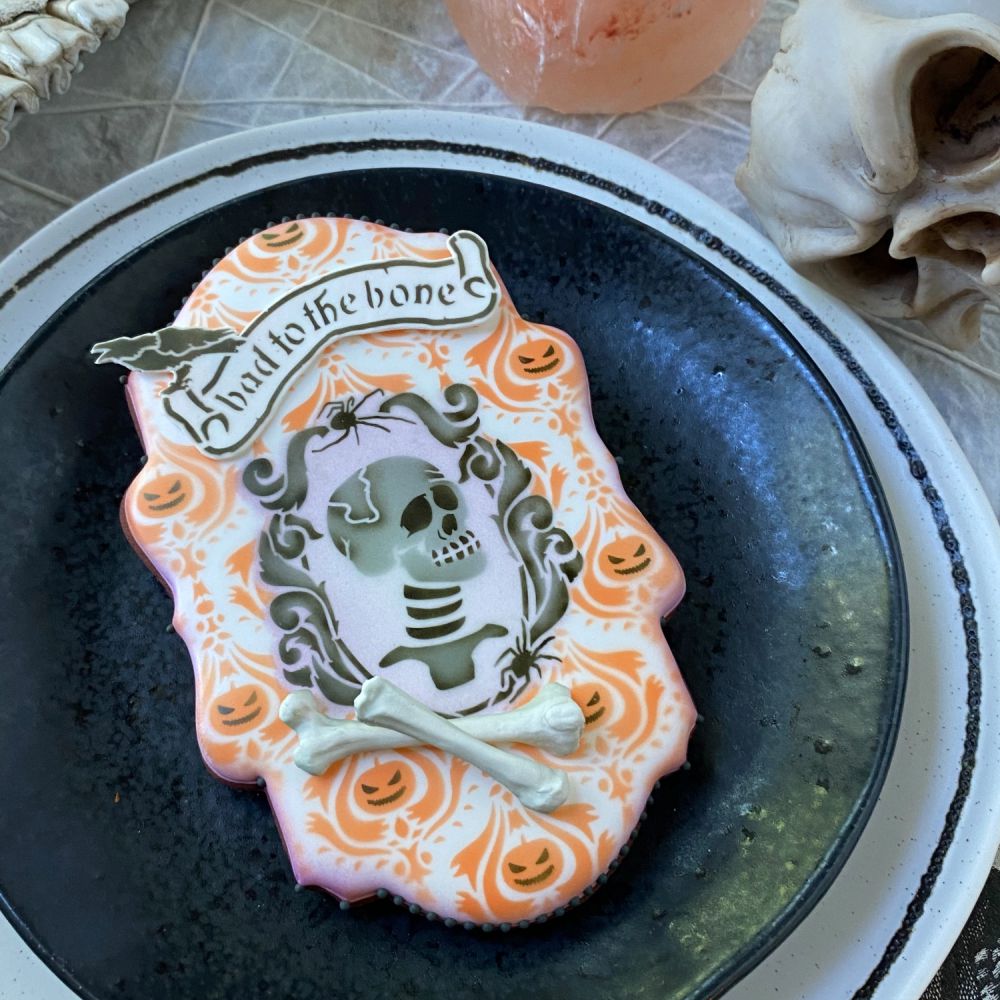 decorated halloween cookies by julia usher