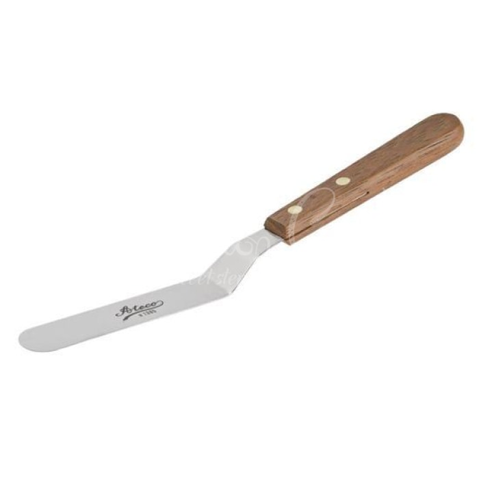 Ateco 1385 Tapered Offset Bakers Spatula With 4 Blade Accessories