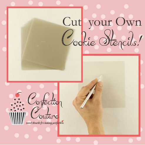 Cut-Your-Own Cookie Stencil Sheet – Confection Couture Stencils
