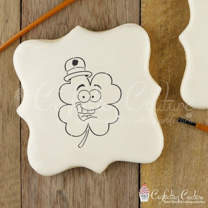 Four Leaf Clover Paint Your Own Cookie for St. Patrick's Day