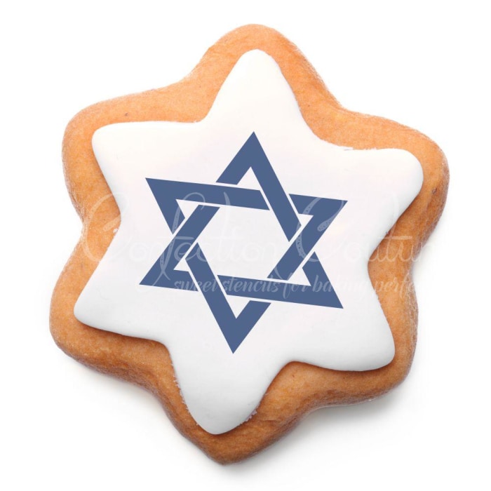Hanukkah Trinkets Accent Cookie Stencil Accents
