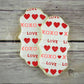 Valentines Swag Background Cookie Stencil Background